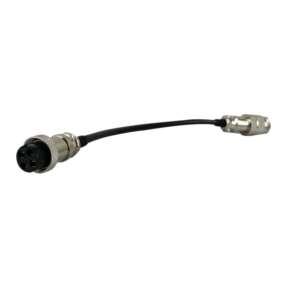 Adaptateur GX16-3 pins male vers GX16-4 pins femelle 2