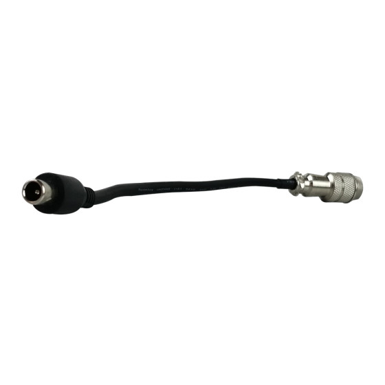 Adaptateur GX16-3P male vers connecteur RCA 2