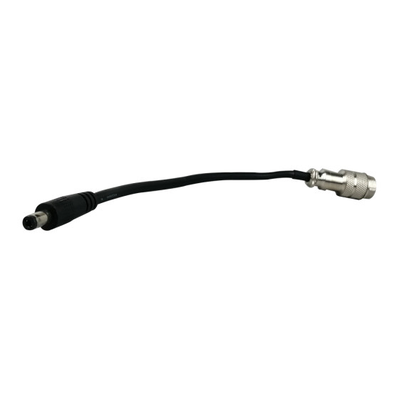 Adaptateur GX16-3P male vers DC 5.5 2,1mm femelle 2