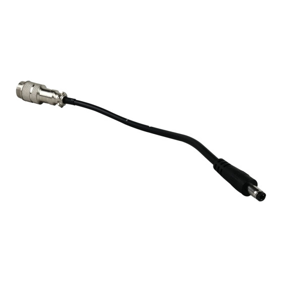 Adaptateur GX16-3P male vers DC 5.5 2,5mm femelle 2