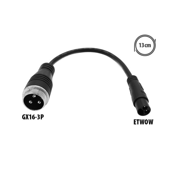 Adaptateur GX16 3P vers ETWOW 2