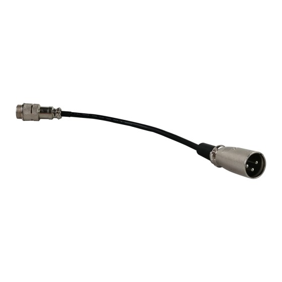 Adaptateur male XLR vers male GX16-3P 2