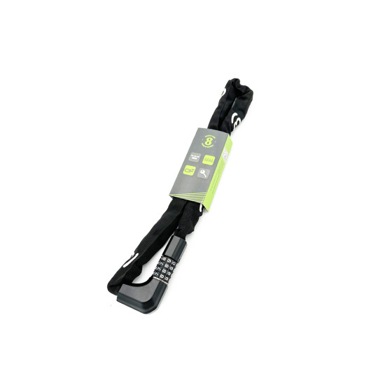 Antivol chaine Diam 6 Long 1M  code + clés 2