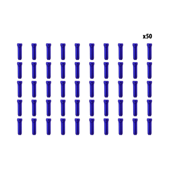 Arrets de cables bleu x50 pcs