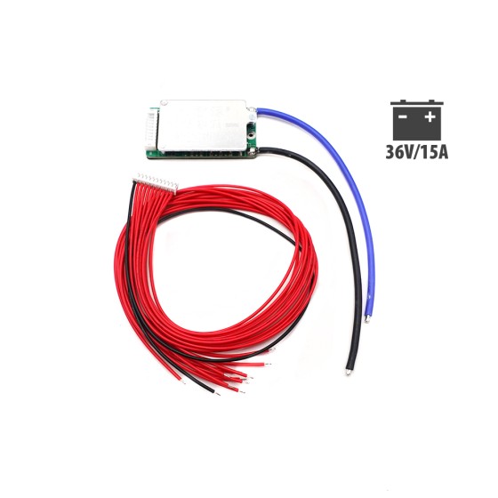 BMS 36V 15A port de charge interne