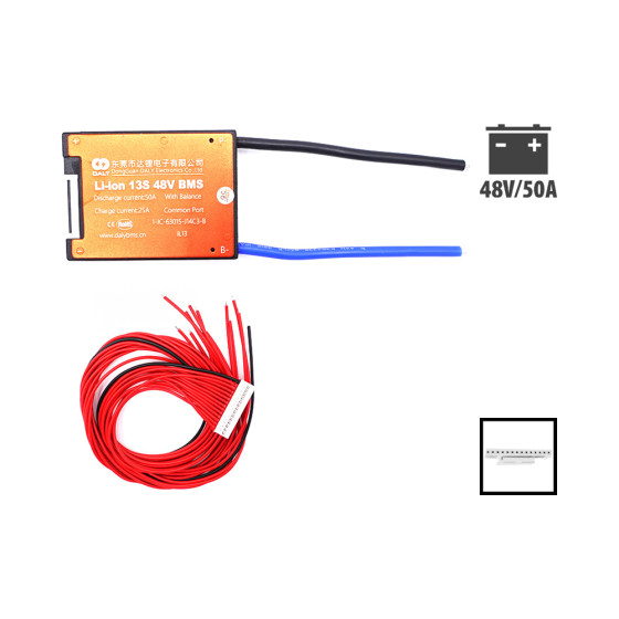 BMS Daly 48V 13S 50A