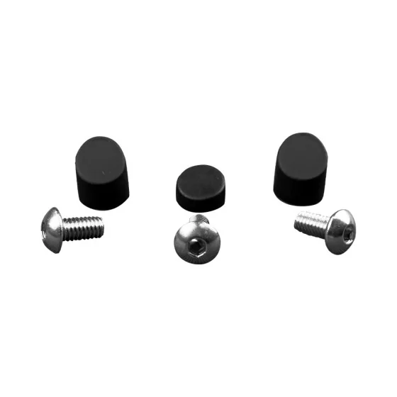 Bouchons garde boue noir + 3 vis inox Xiaomi M365