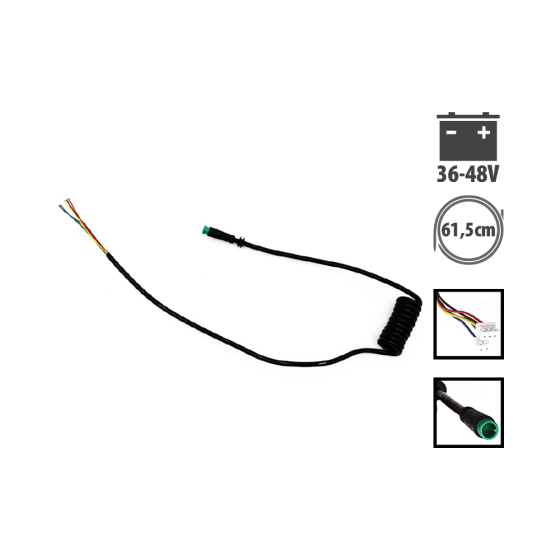 Cable data connecteur etanche Etwow 36/48V