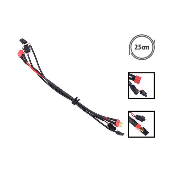 Cable Etwow liaison batterie au controleur (3+3 pins)