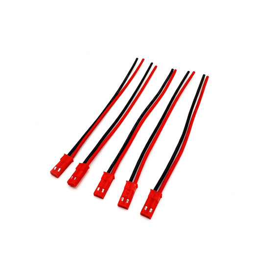 Câble prise JST syp 2 pin femelle x5 2