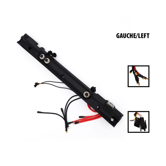 Cache lateral complet deck coté gauche Dualtron Thunder