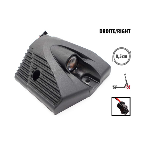 Cache plastique et Led Deck avant droite Kukirin G2 Master