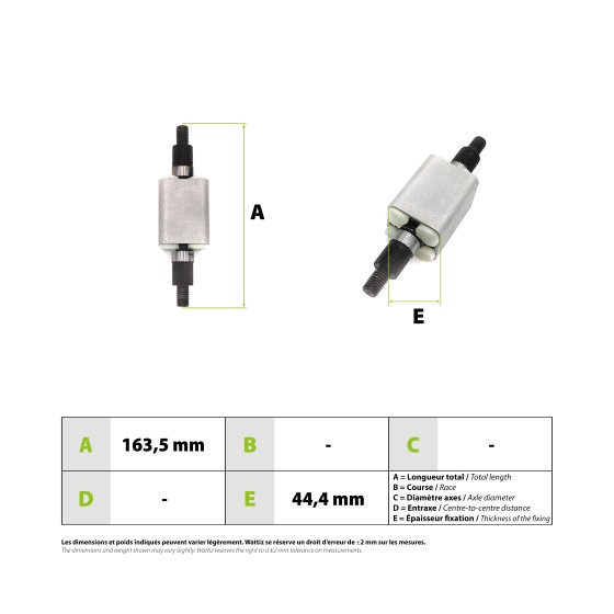 Cartouche suspension medium 4
