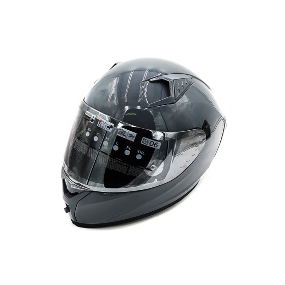 Casque intégral  gris (taille S à XL)