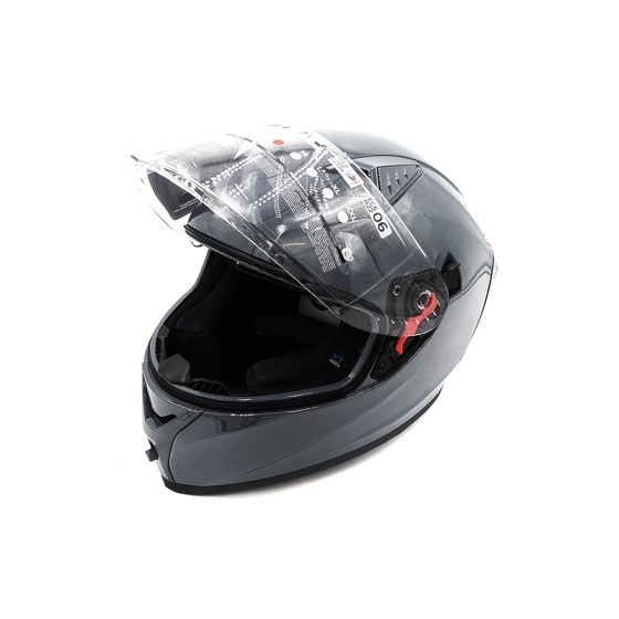 Casque intégral  gris (taille S à XL) 2