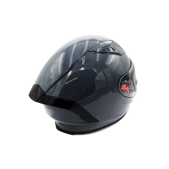Casque intégral  gris (taille S à XL) 8