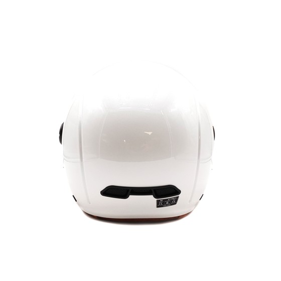 Casque JET  blanc brillant (taille XS à XXL) 6