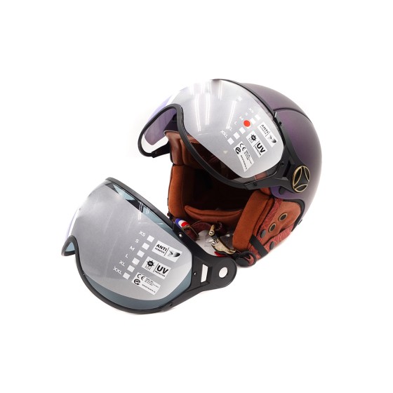 Casque JET  bleu mat caméléon (taille XS à XXL) 2