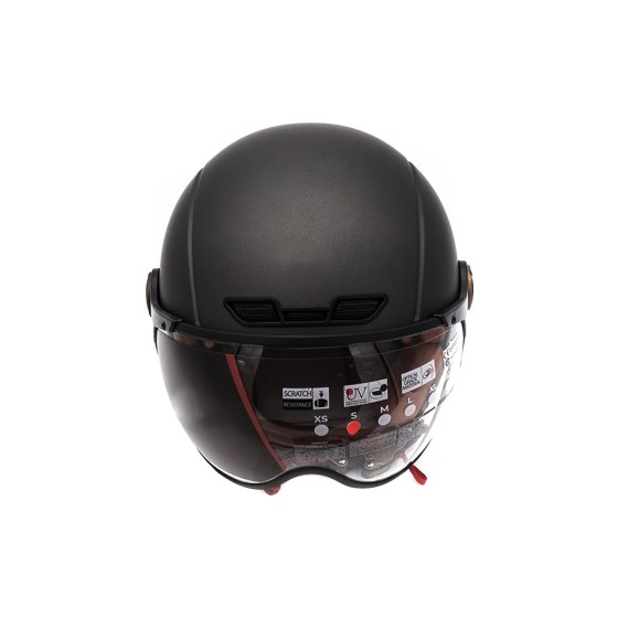 Casque JET  Gris graphite Mat (taille XS à XXL) 6