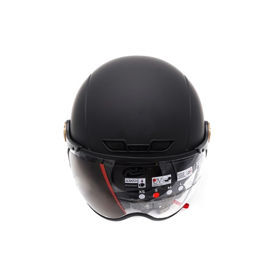 Casque JET  noir mat (taille XS à XXL) 8