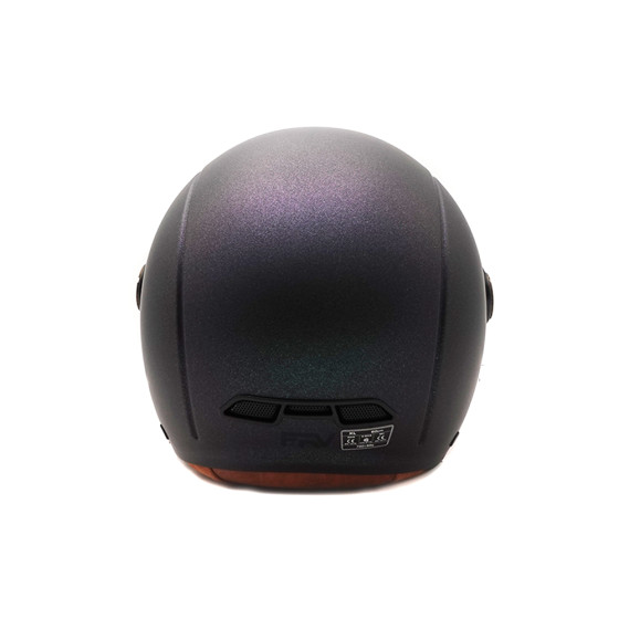 Casque JET  vert mat caméléon (taille XS à XXL) 6