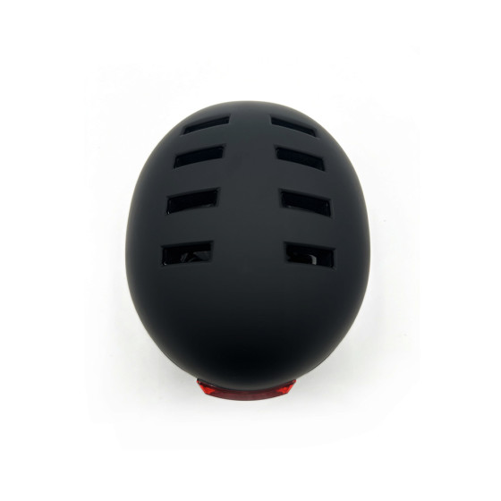 Casque trottinette noir avec LED 3