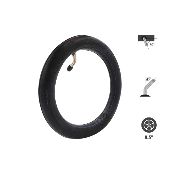 Chambre a air 8.5x2 diametre 156mm valve 70x45