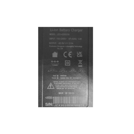 Chargeur Phylion 42V / 2A (3 broches) 3