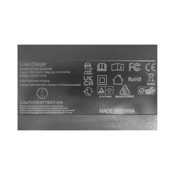 Chargeur Yamaha 42V / 4A 3