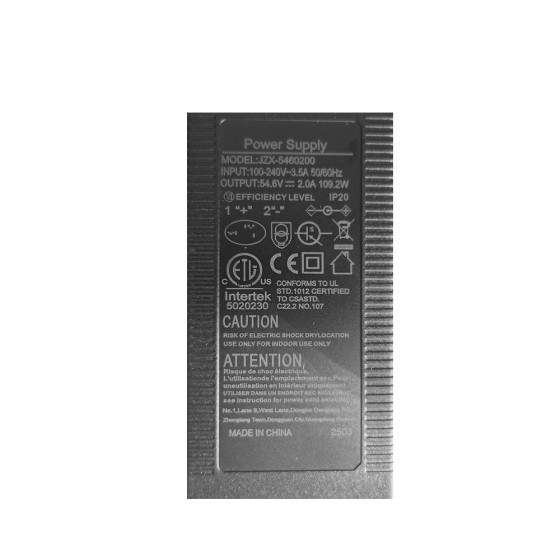 Chargeur ZT3 Pro 54.6V / 2A 3