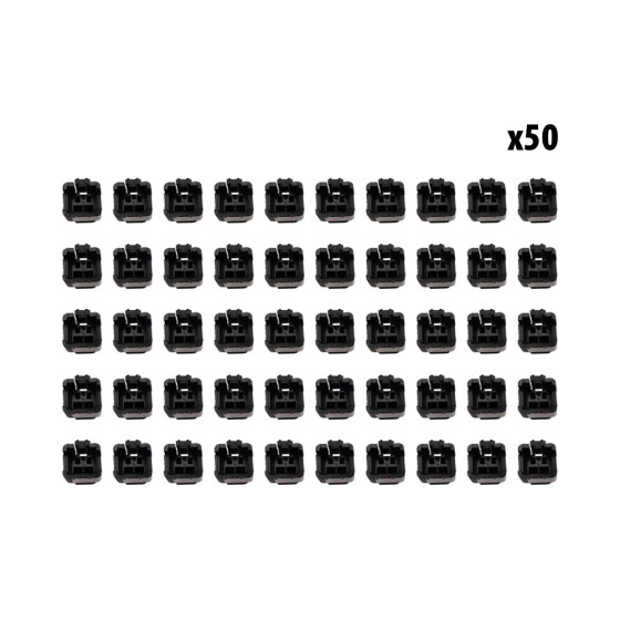 Connecteur SM 2 pins male x50 pcs