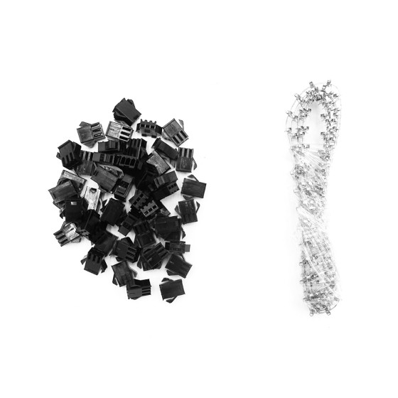 Connecteur SM 3 pins Femelle x50 pcs 2
