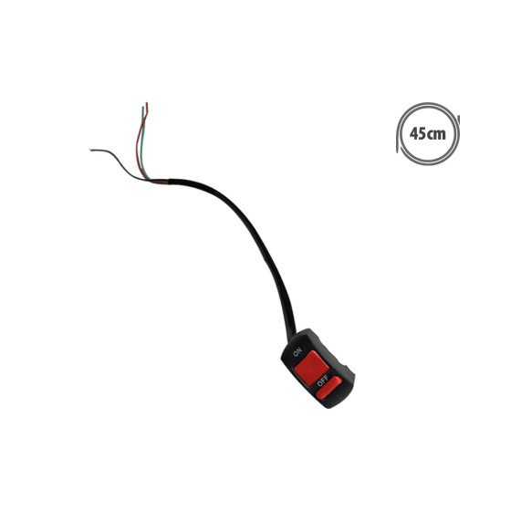 Contacteur on/off 3 câbles à souder