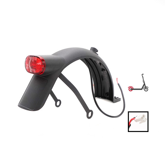 Garde boue arriere Xiaomi Scooter 4 2nd Generation Original (Modele 3 Trous)