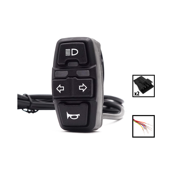 Interrupteur clignotants phare Klaxon Minimotors