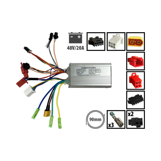 Kit controleur display câble Liviae 48v20A 2