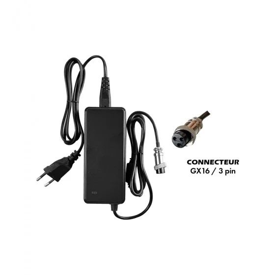 PACK Chargeur 36V ➡️ 42V / 2A (connecteur XLR) 2