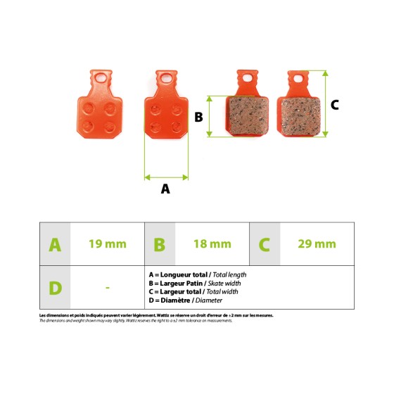 Plaquette de freins Magura MT5 MT7 ceramique 4