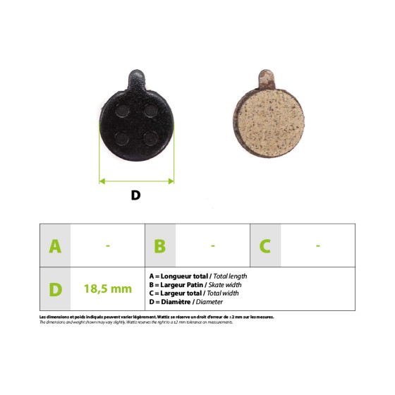 Plaquettes de frein Xiaomi M365 Pro Dualtron Forever 4