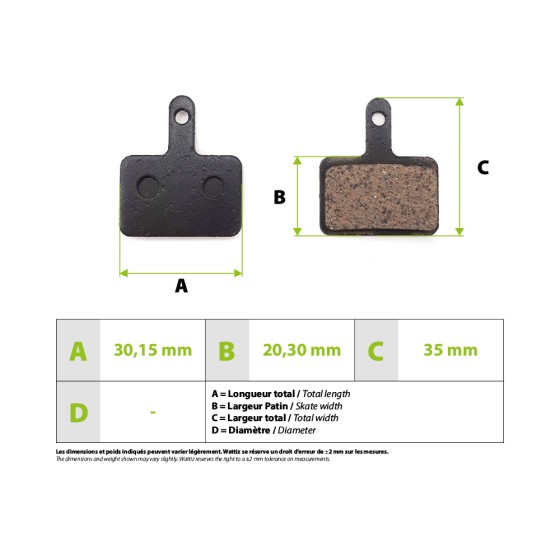 Plaquettes de frein Zoom Semi-Metallique 4
