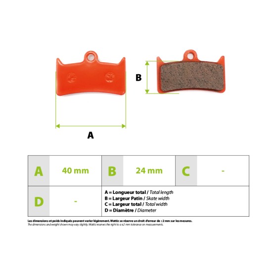 Plaquettes de freins Hope Tech4 V4 ceramique 4