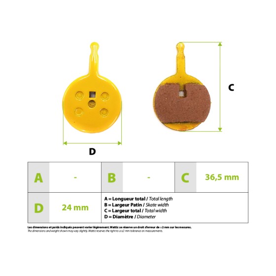 Plaquettes de freins métalliques SpeedTrott RS800/1600 02B 3