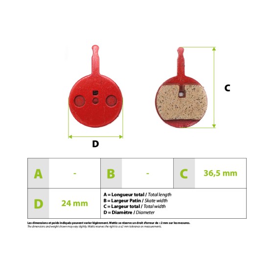 Plaquettes de freins SpeedTrott RS800/1600 02B 3