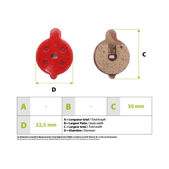 Plaquettes de freins Xiaomi Mi4  Niu Kqi2 Kqi3 3