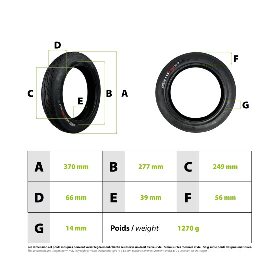 Pneu 2.50-10 Dualtron City (14x2.50-10) 3