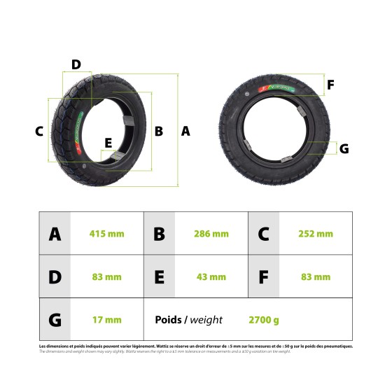 Pneu 3.50-10 3