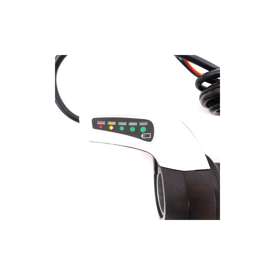 Poignée Accelerateur Draisienne 36V Indicateur Batterie 3