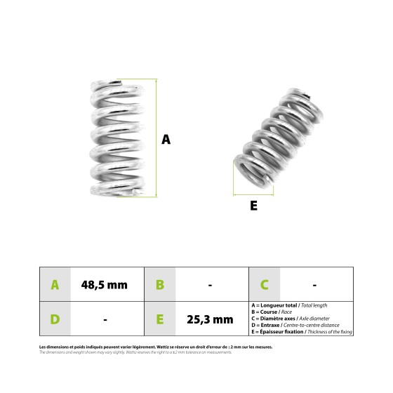 Ressort  amortisseur arriere Speedway Mini4 Pro 3