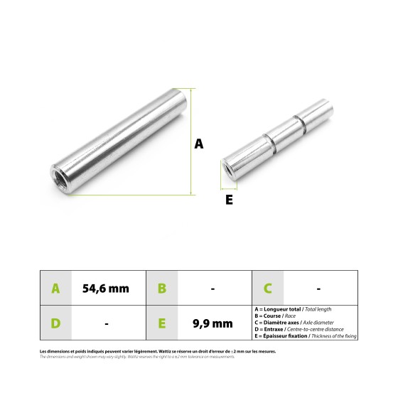 Support ressort axe de pliage inferieur Dualtron Mini 3