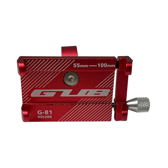 Support téléphone GUB G81 rouge 2